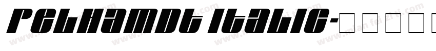 PelhamDT Italic字体转换